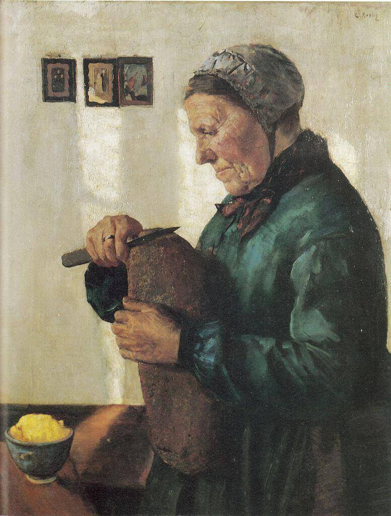 Кристиан Крог Свежий хлеб. 1879 год.