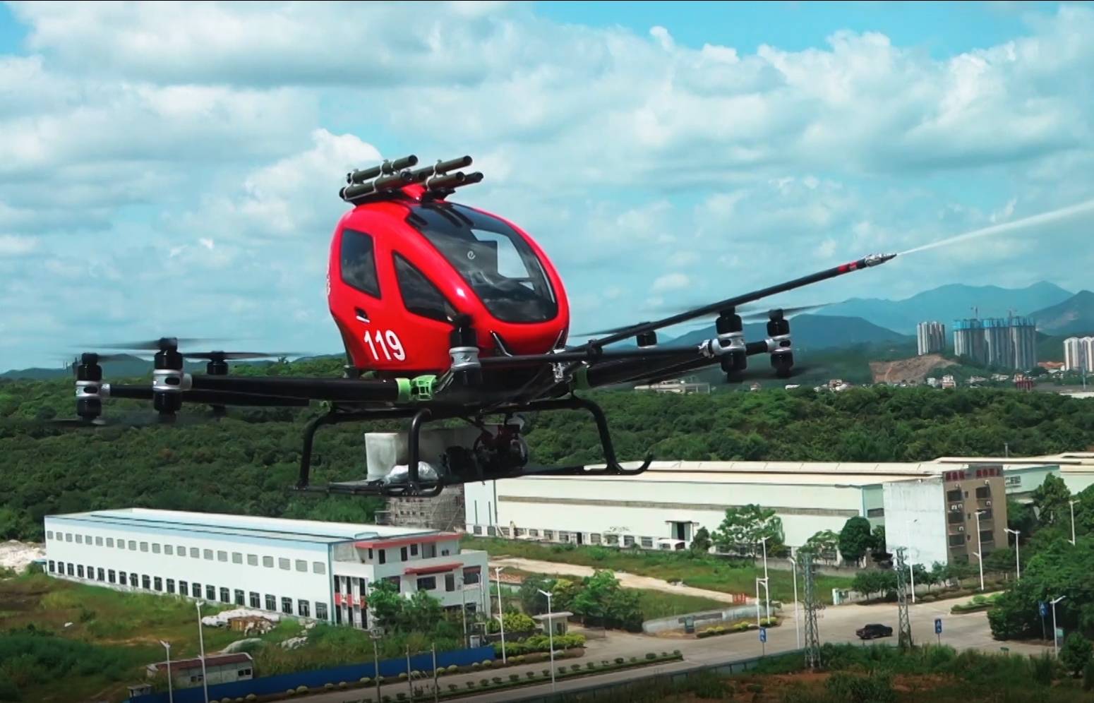 автономный летательный аппарат (AAV) EHang 216F