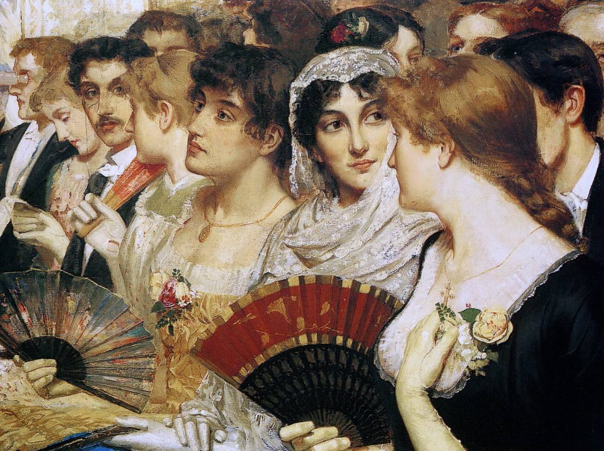 «Первый ряд в опере» 1880