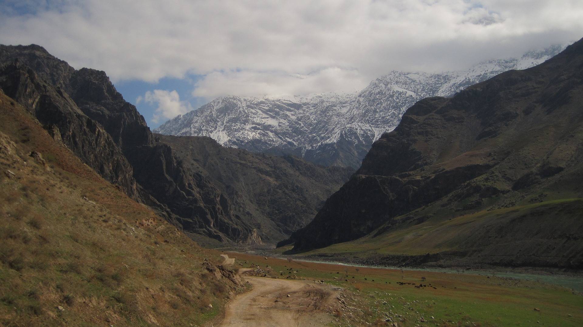 Горная река. Памир. Таджикистан