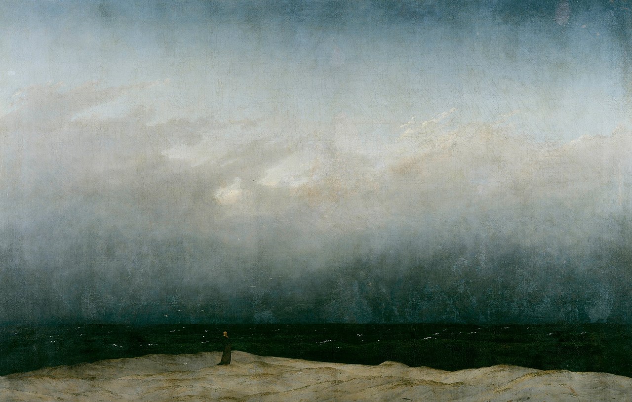Каспар Давид Фридрих. Монах у моря. 1809