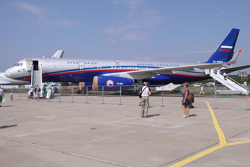 Российский самолёт, использовавшийся для контроля «Открытого неба»