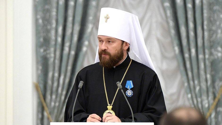 Председатель отдела внешних церковных связей Московского патриархата митрополит Волоколамский Иларион