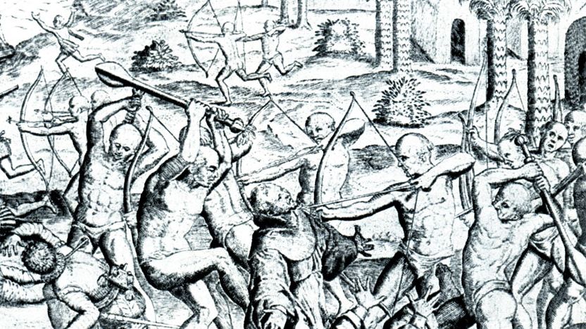 Восстание рабов. Гравюра по меди. 1631