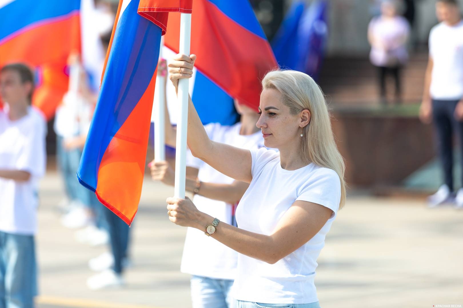 Церемония в честь Дня России в Новороссийске