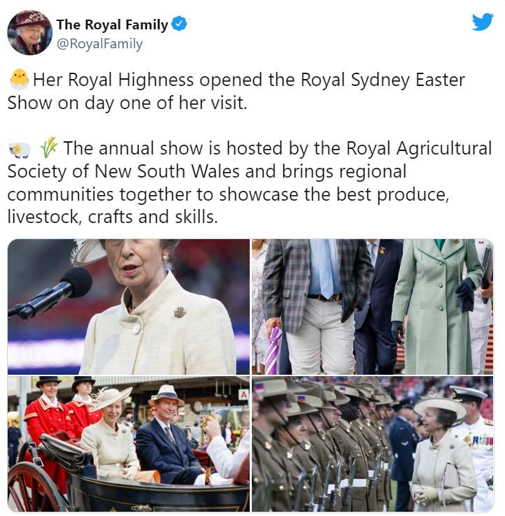 Скриншот со страницы пользователя Twitter https://twitter.com/RoyalFamily