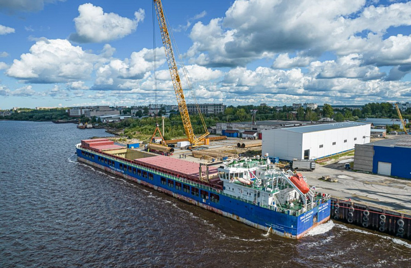 Новый грузовой терминал в Архангельском порту