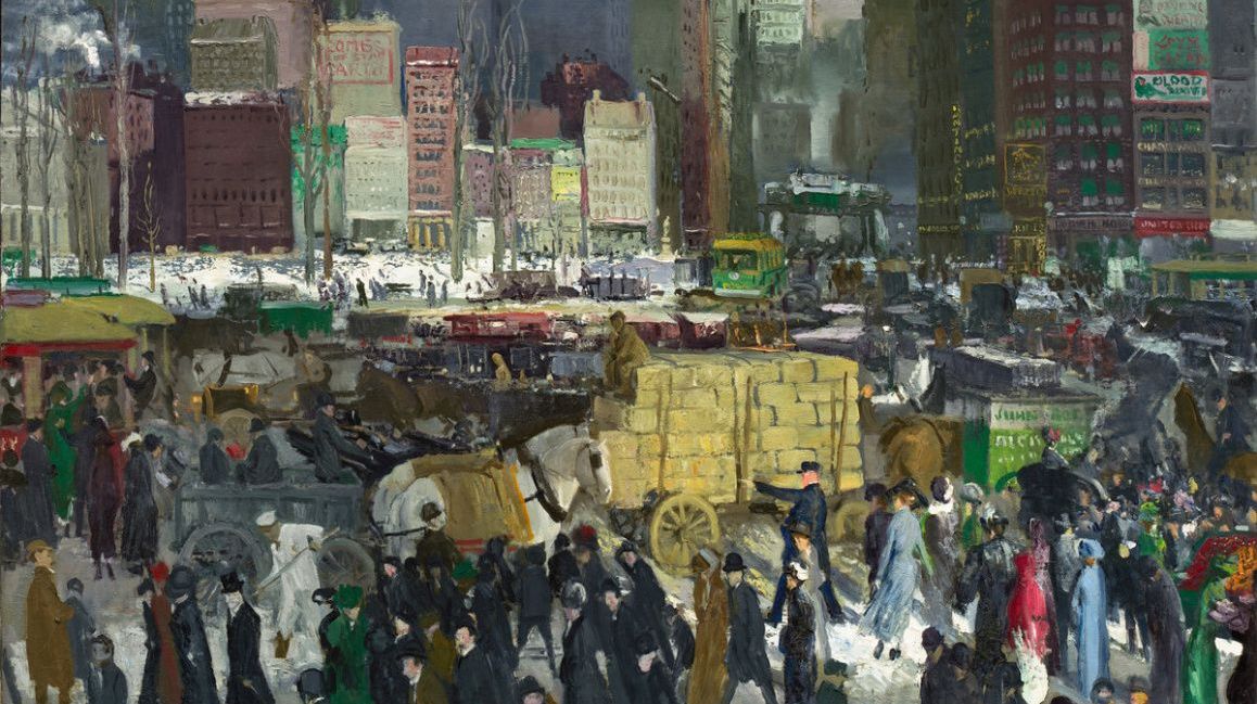 Джордж Уэсли Беллоуз. Нью-Йорк. 1911