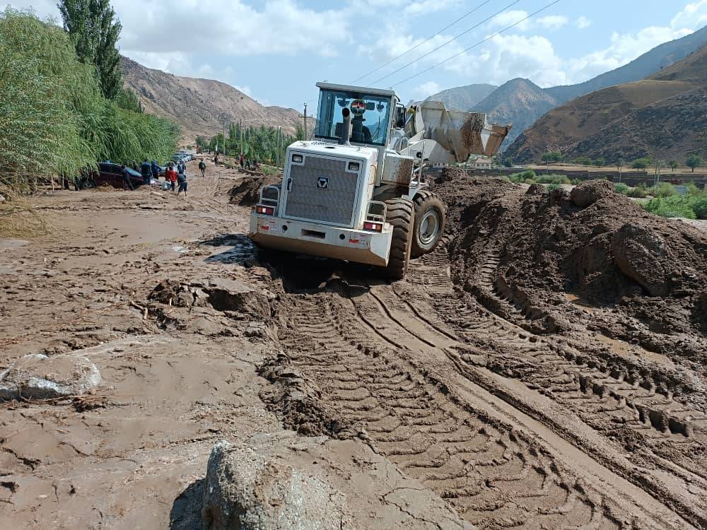 Ликвидация последствий оползней в Таджикистане