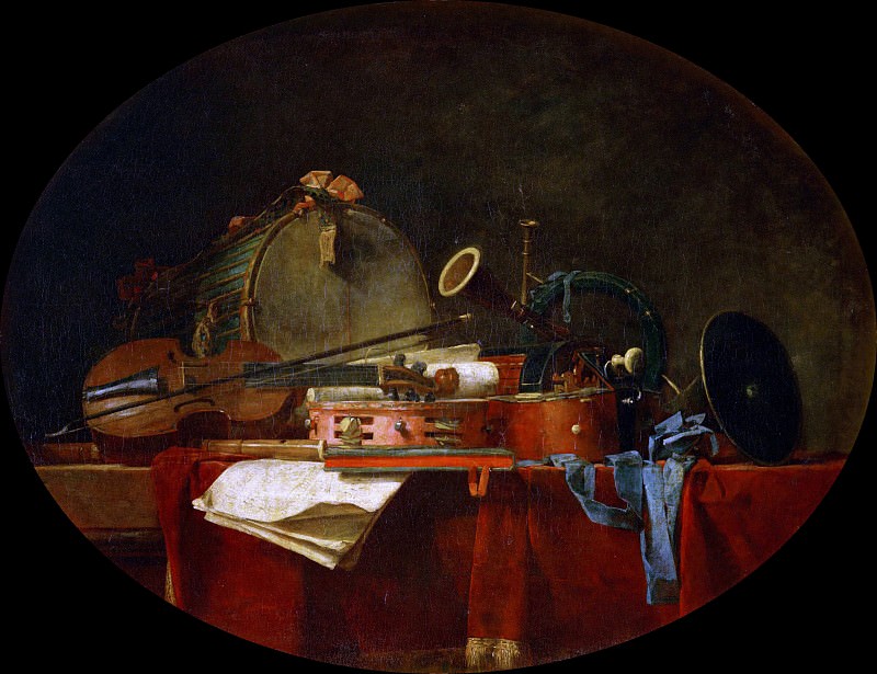 Жан-Батист Симеон Шарден. Атрибуты музыки. 1767