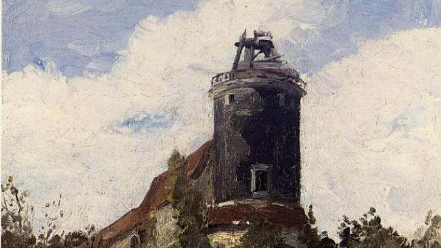 Камиль Писсарро. Телеграфная башня на Монмартре. 1863