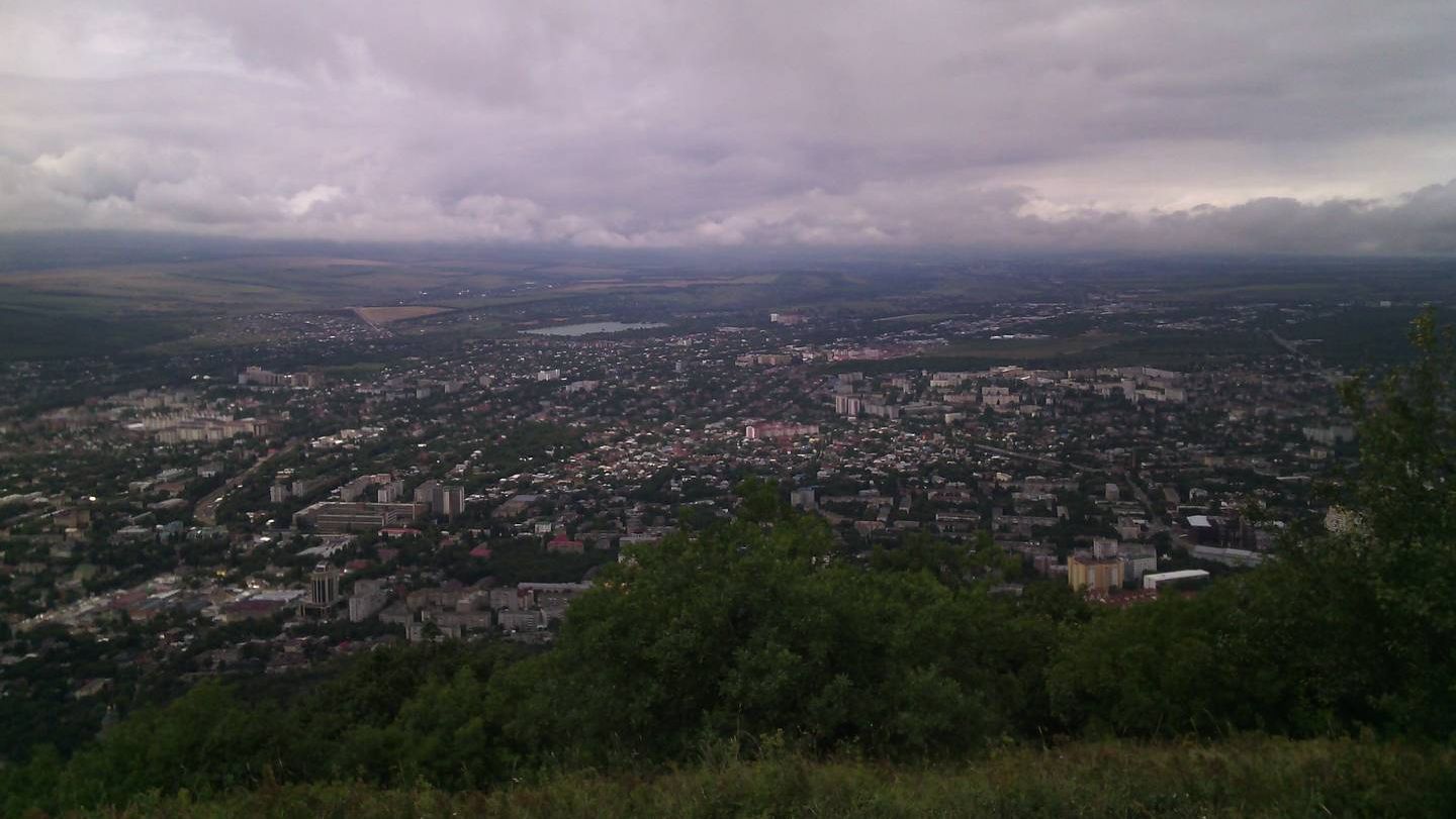 Вид с горы Машук Пятигорск