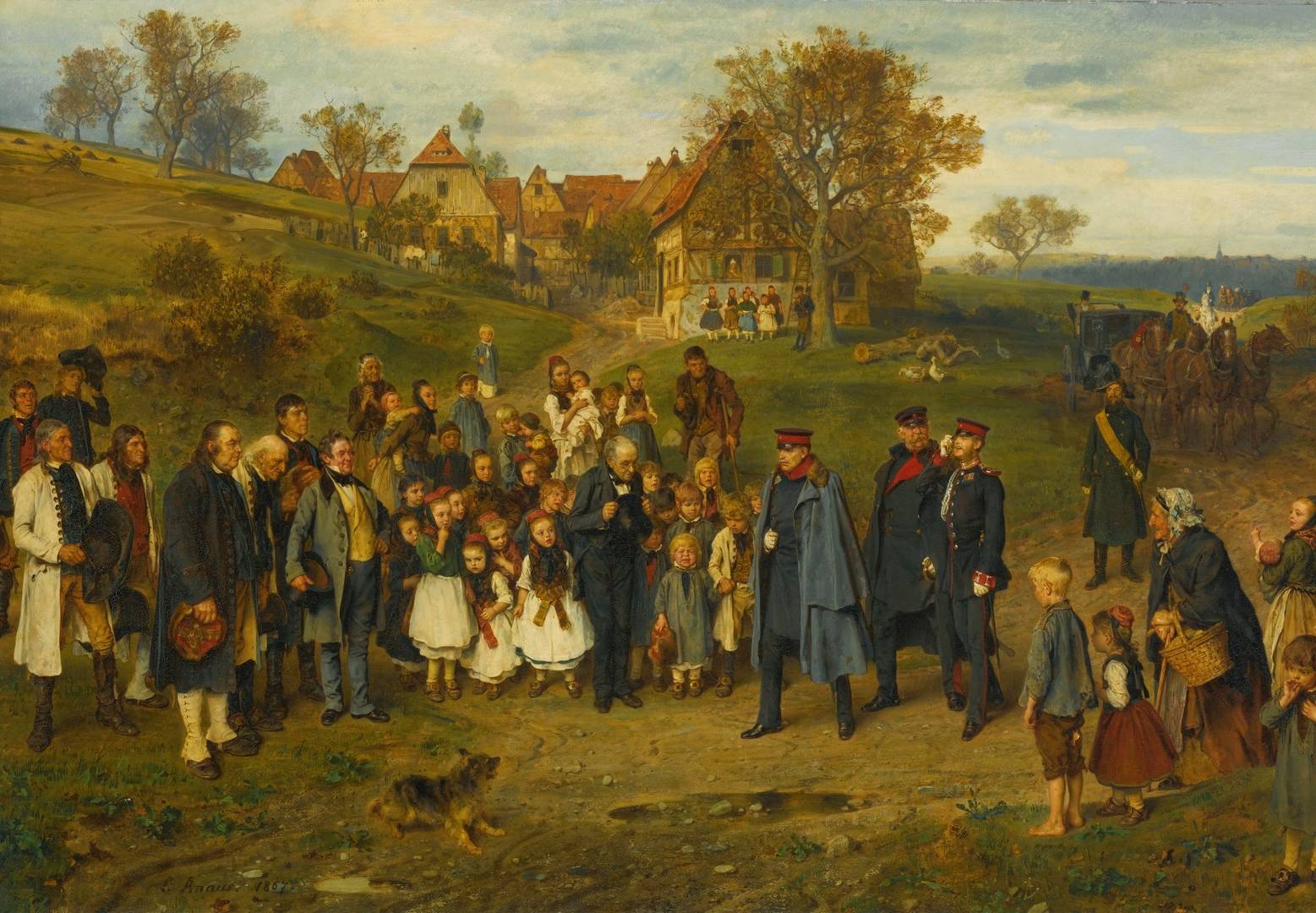 Людвиг Кнаус. Его Светлость в дороге. 1867