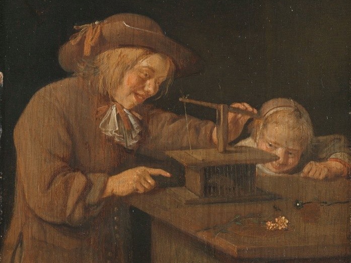 Квиринг Герритс ван Брекеленкам. Мышеловка (фрагмент). 1660
