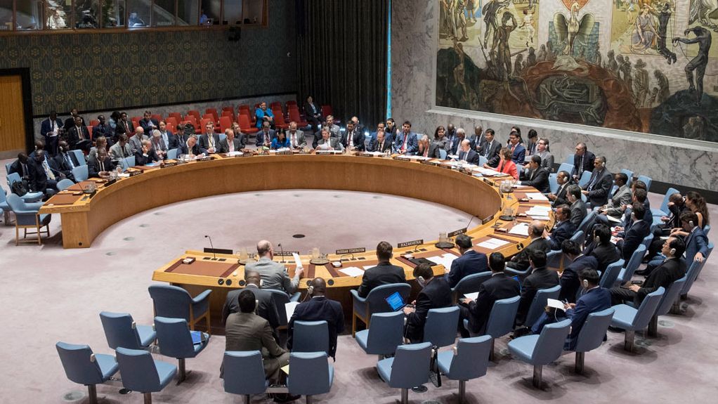 Заседение Совета Безопасности ООН