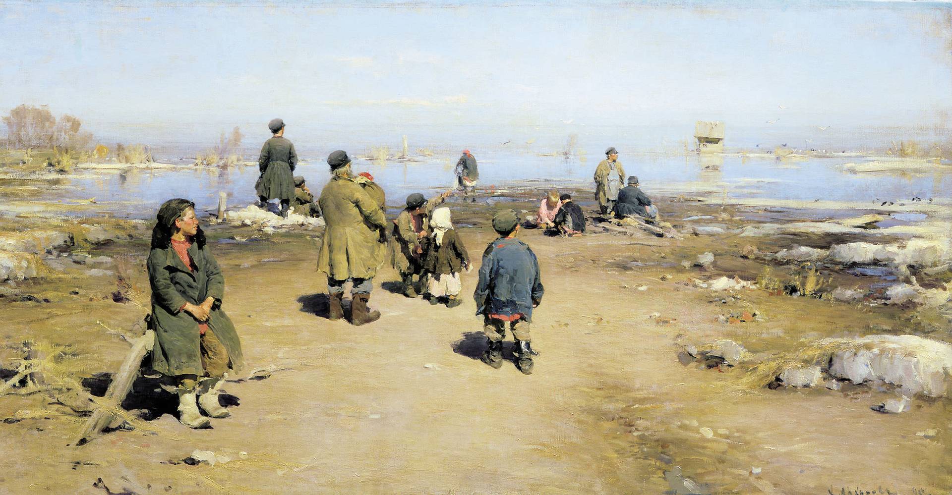 Абрам Архипов. Лед прошел. 1895