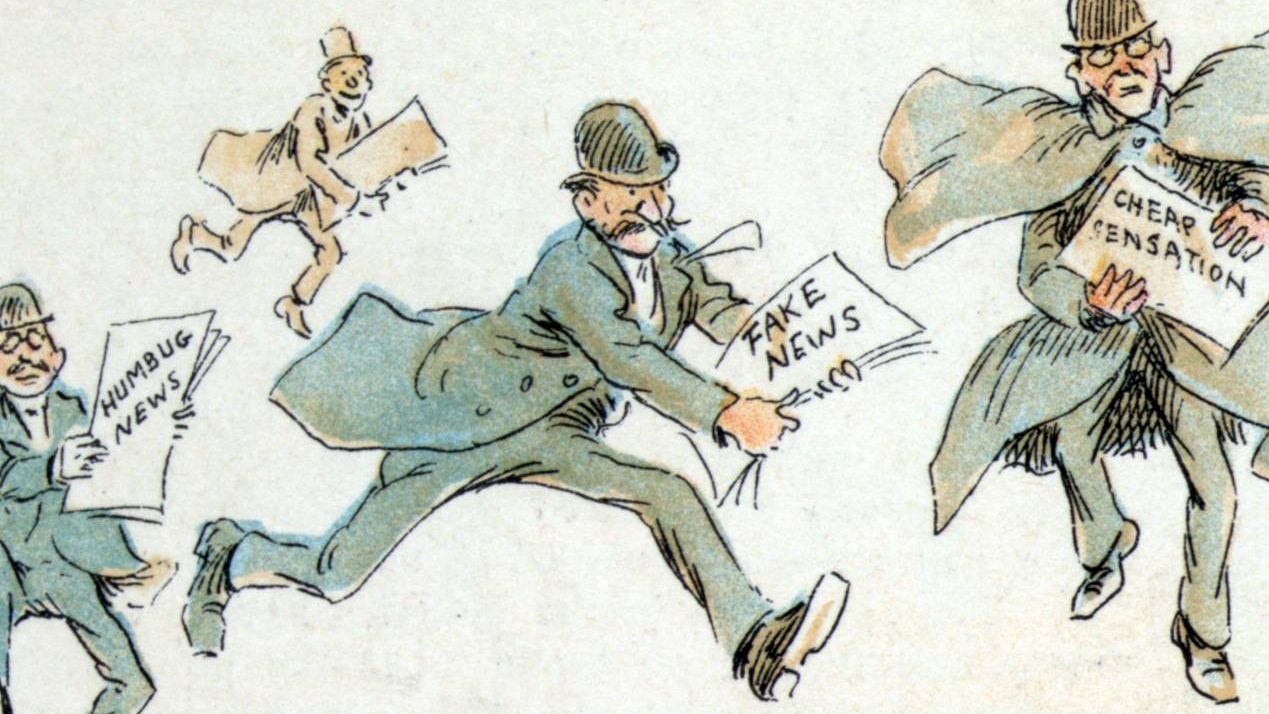 Фредерик Бурр Оппер. Репортёры с «фейковыми» новостями. 1894