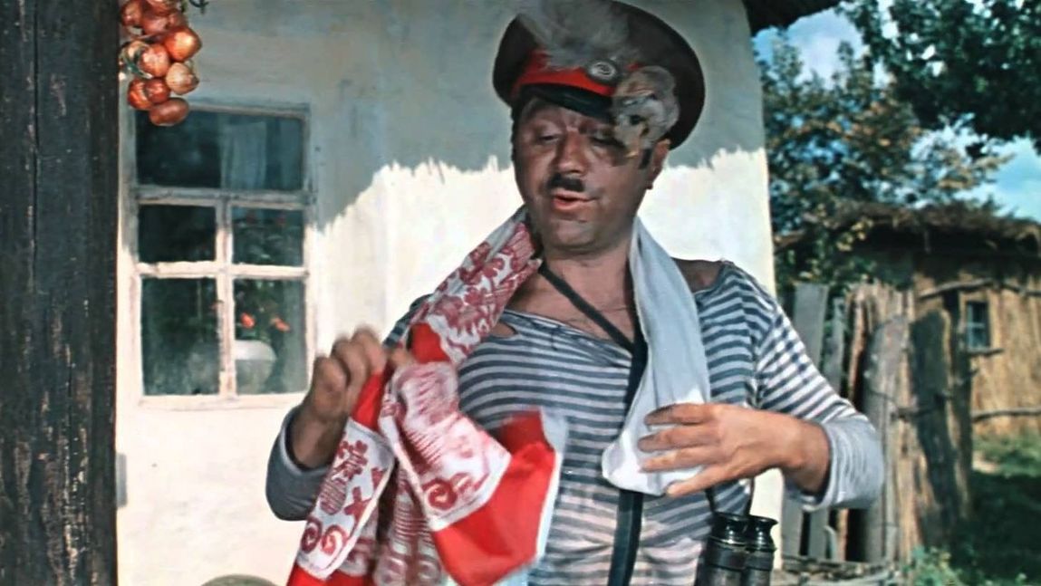 Цитата из музыкальной комедии «Свадьба в Малиновке». Режиссёр Андрей Тутышкин, СССР, 1967