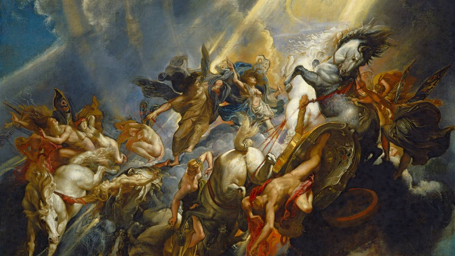 Питер Пауль Рубенс битва греков с амазонками