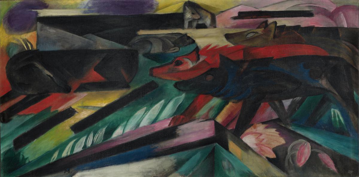Франца Марка. Волки. 1913