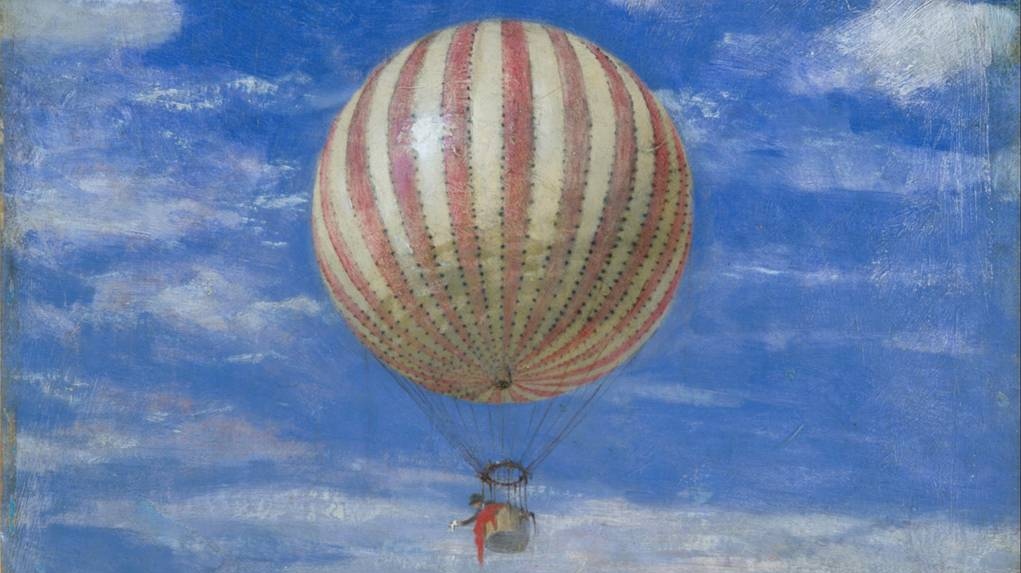 Пал Синьеи-Мерше. Воздушный шар (фрагмент). 1878