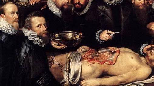 Михил ван Миревельт. Урок анатомии доктора Виллема ван дер Мира. 1617