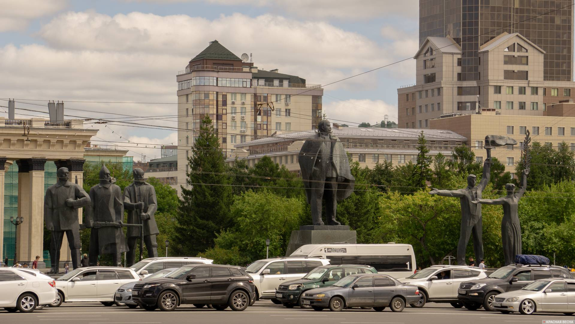 площадь ленина новосибирск сегодня