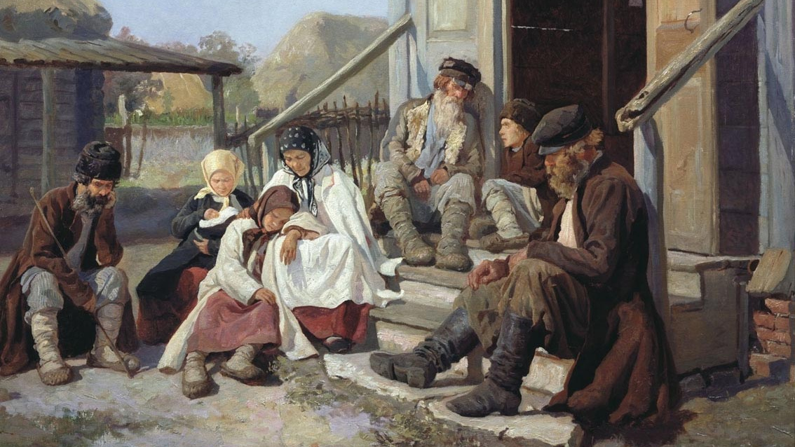 Николай Загорский. У земской больницы. 1880-е