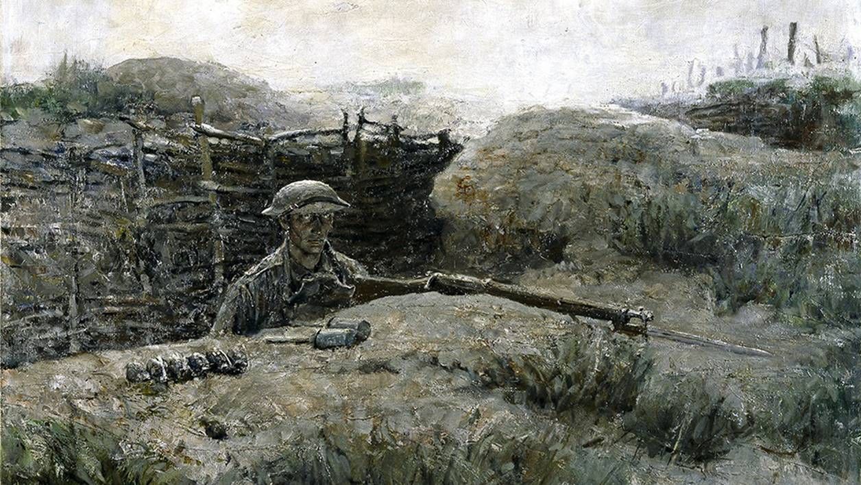 Харви Томас Данн. Часовой.1918