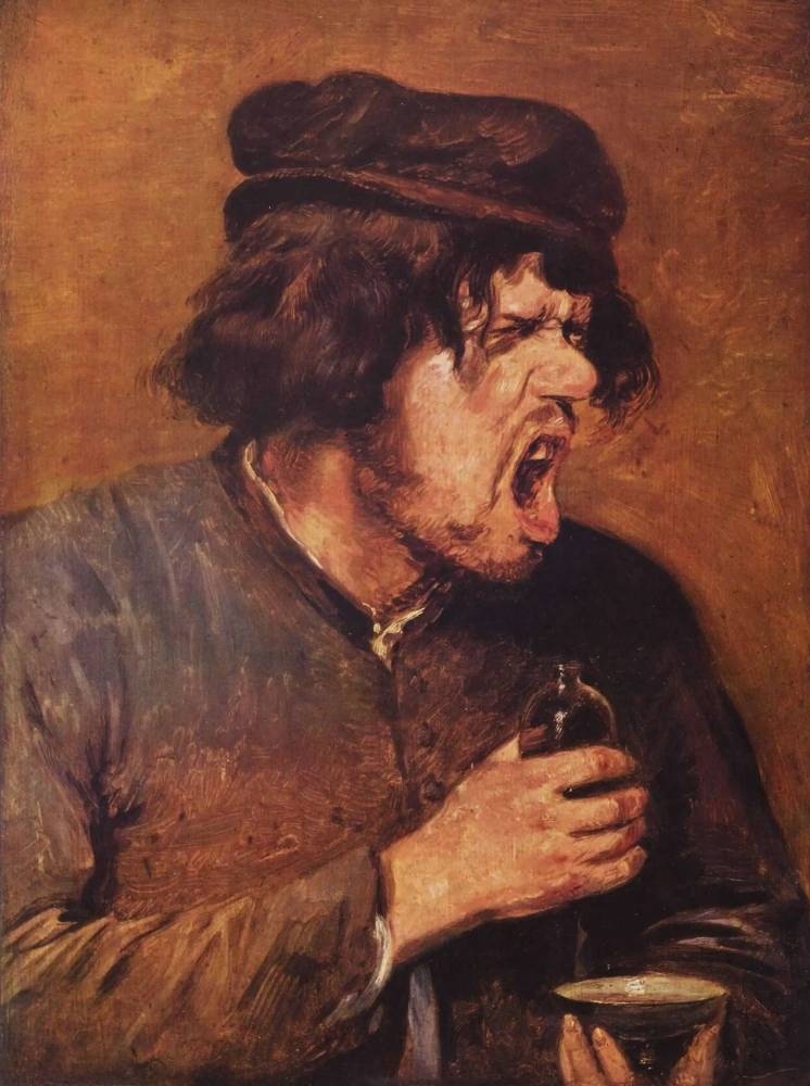 Адриан Браувер. Пьяница. 1605-1638
