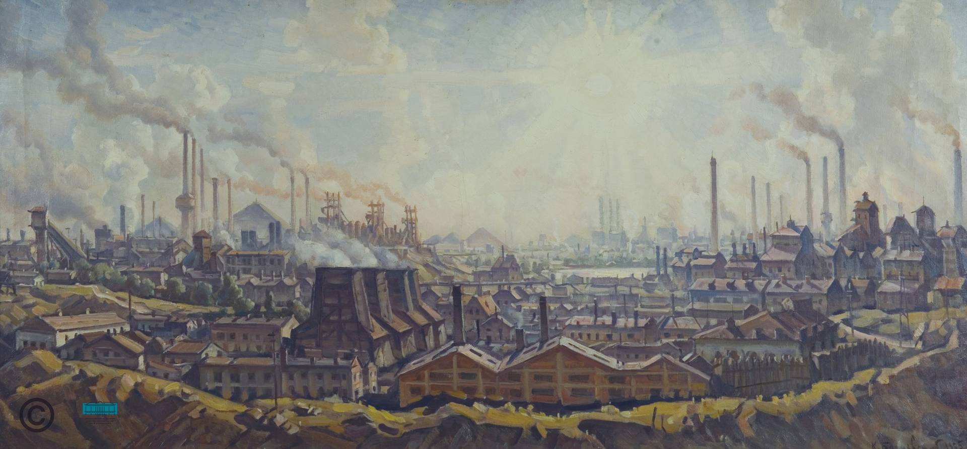 Константин Богаевский. Донбасс. 1935