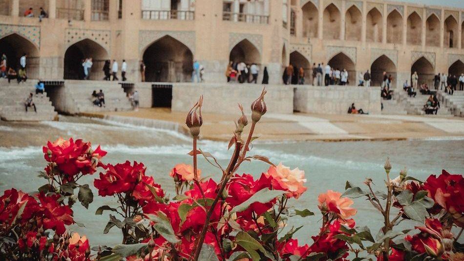 исфахан, река, иран