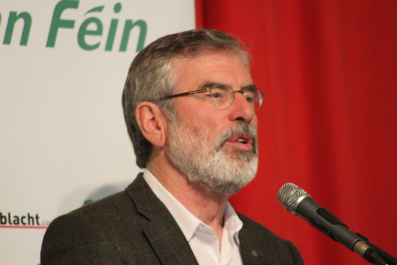 Бывший лидер Sinn Fein Джерри Адамс 