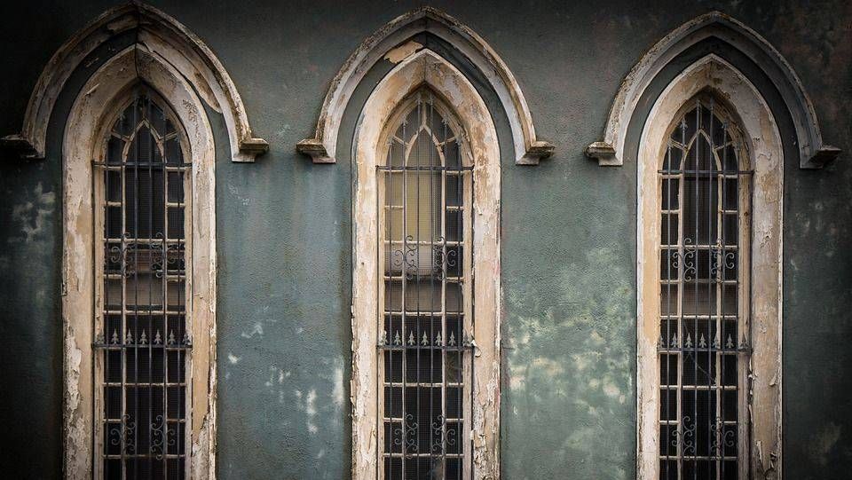 church, window, church window