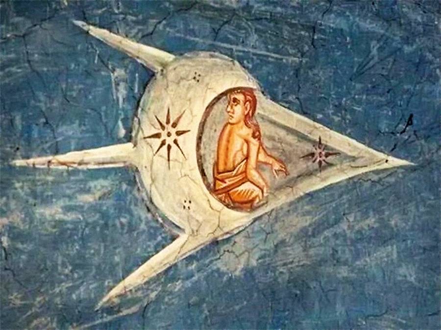 Фреска из монастыря Дечаны. Сербия. XIV век