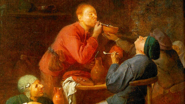 Адриан Браувер. Пускание дыма. 1627-1630