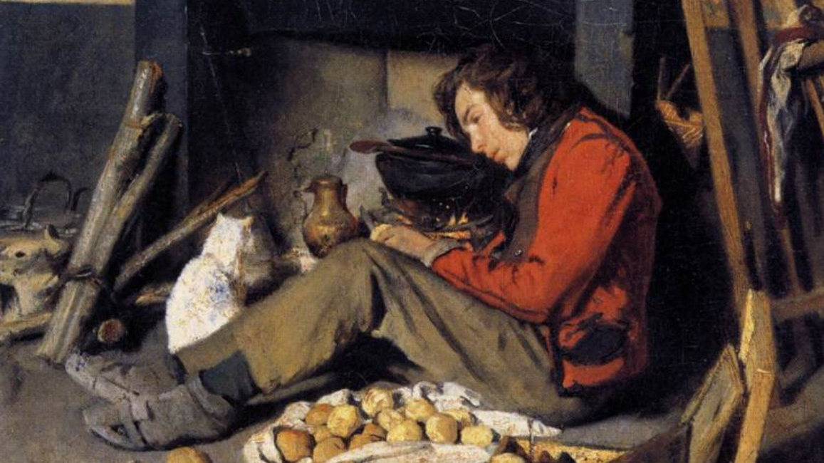 Франсуа Октава Тассар. В мастерской художника. 1845