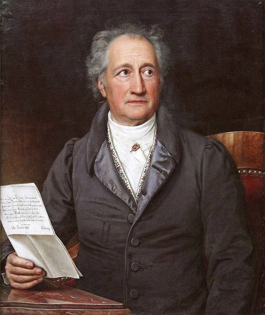 Йозеф Карл Штилер. Портрет Иоганна Вольфганга фон Гёте. 1828 г.