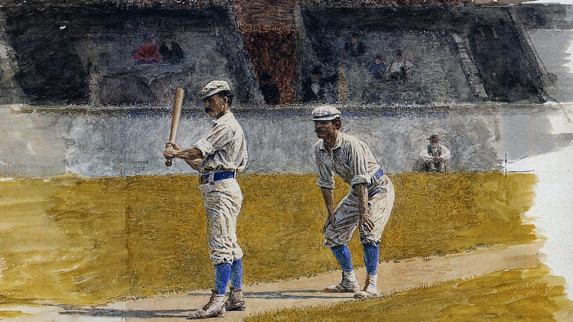 Икинс Томас. Практика бейсболистов. 1875