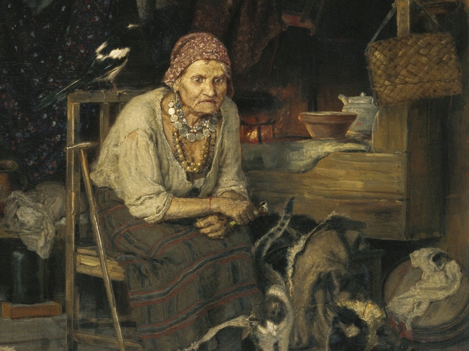 Константин Савицкий. С нечистым знается (фрагмент). 1879