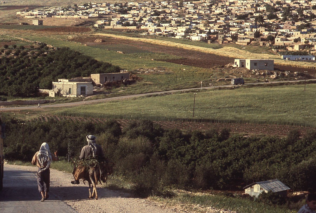 Западный берег реки Иордан, 1968