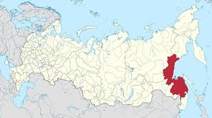 Хабаровский край на карте России