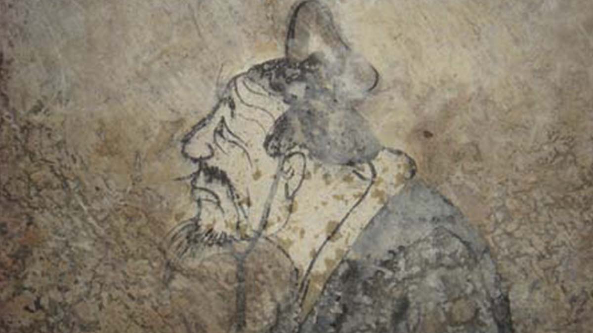 Неизвестный китайский художник  эпохи Западной Хань. Конфуций.(551 - 479 г. до н.э.)