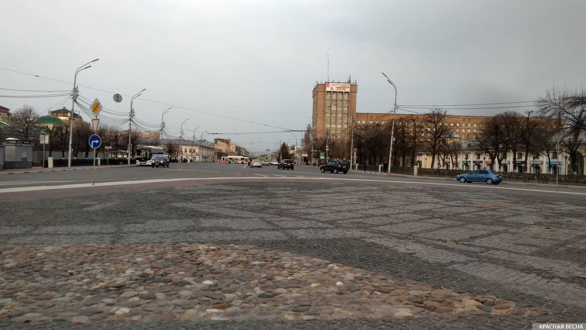Рязань. Вид на площадь Ленина от памятника