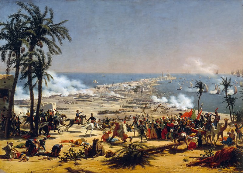 Луи-Франсуа Лежен. Битва в Абукире 25 июля 1799 года. 1805