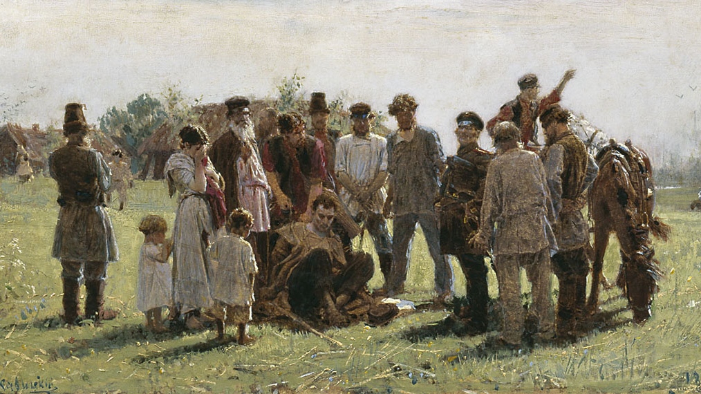 Константин Савицкий. Беглый (фрагмент). 1883