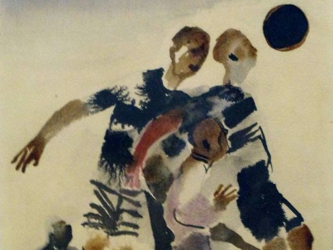 Александр Дейнека. Футбол (фрагмент). 1928