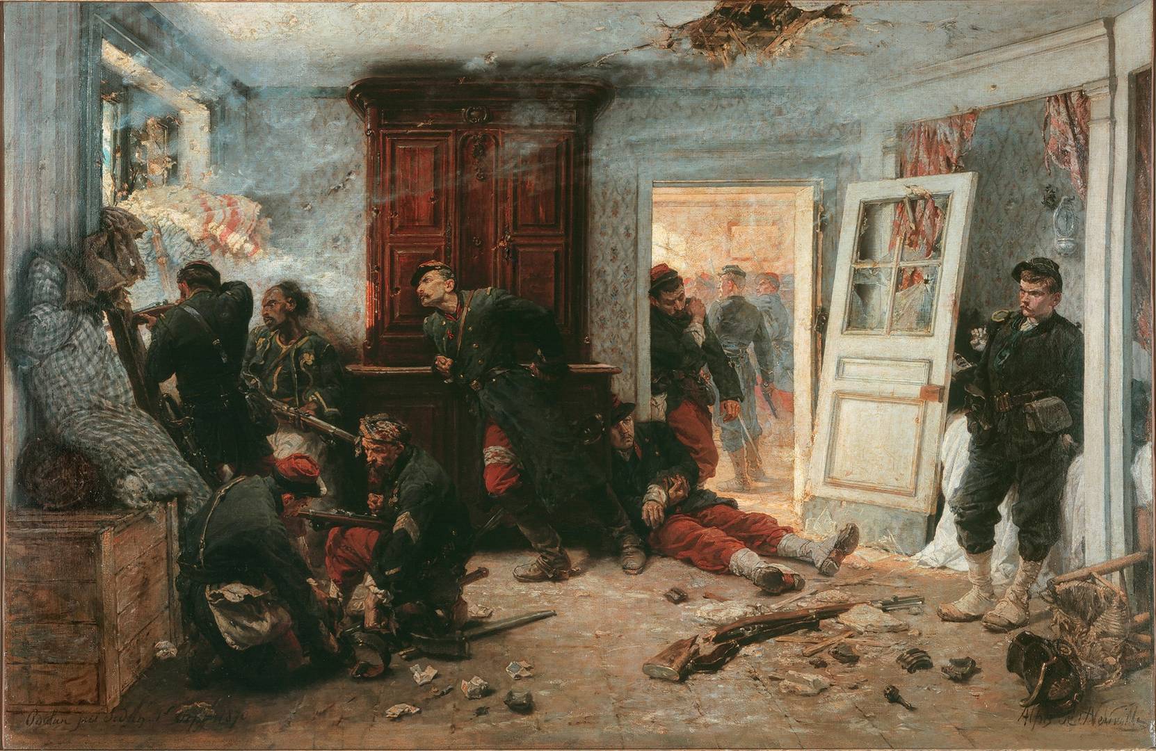 Альфонс де Невиль. Последние патроны. 1873