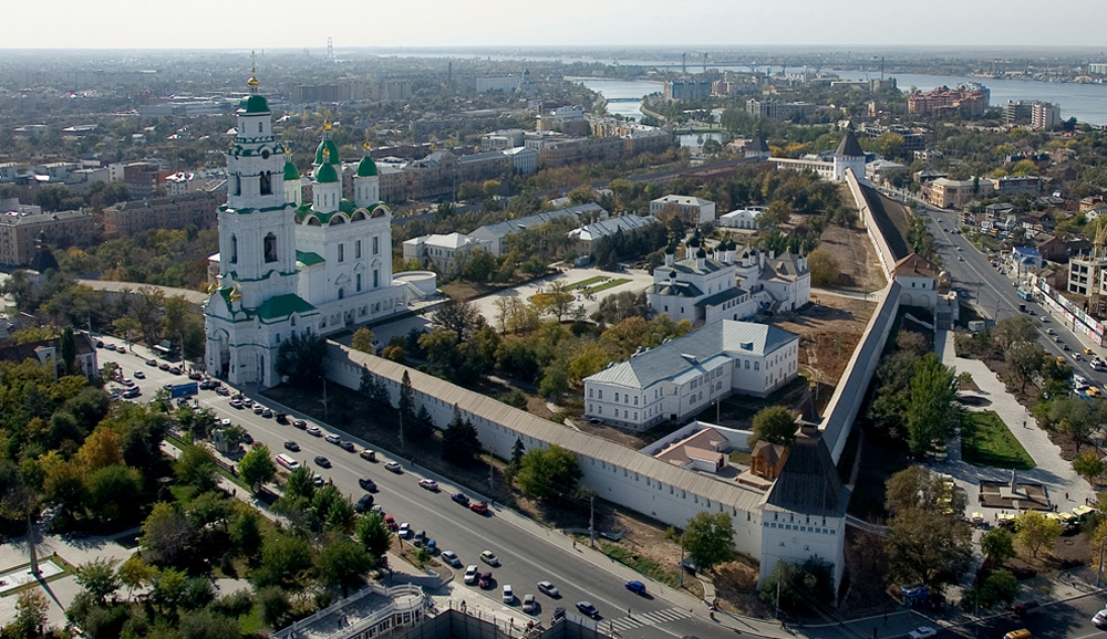 Астрахань с высоты птичьего полета