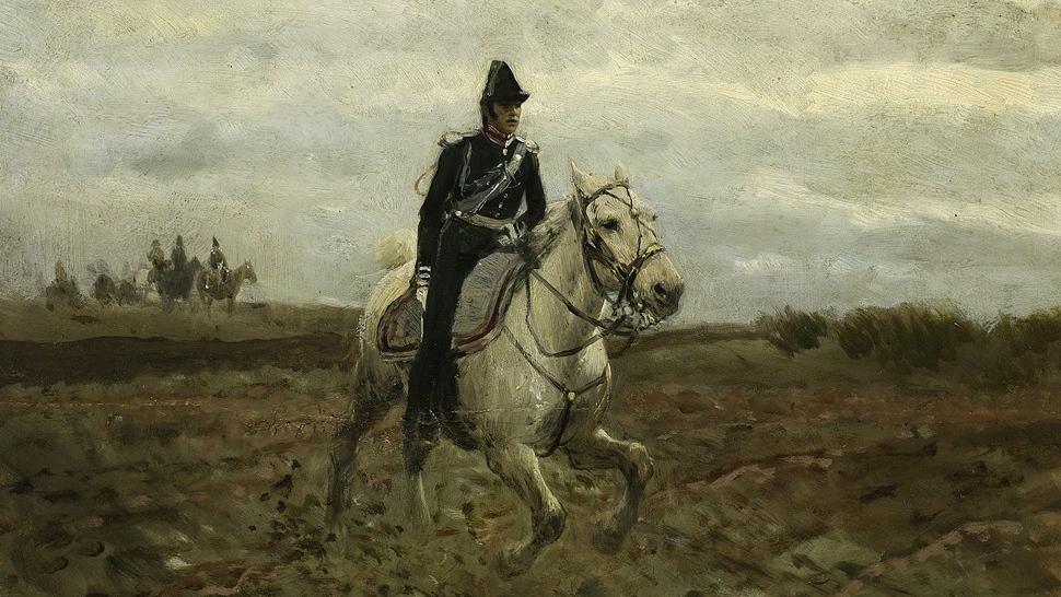 Максымилиан Герымский. Порученец (С приказом, фрагмент). 1869